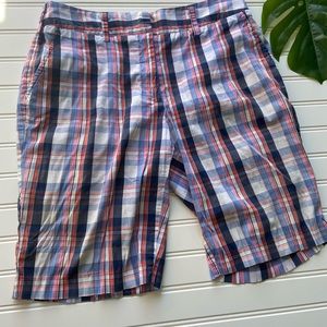 Lizzie Driver Plaid Golf Shorts